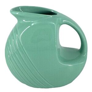 Vintage Ceramic Cantinaware China Mint Green Art Deco Creamer Pitcher Jug